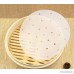 Perforated Parchment Bamboo Steamer Paper Liners - KOOTIPS 9 Inch Round 100 Count Perfect for Air Fryer Steaming Basket (100Pcs 9-Inch Parchment) - B06XS9381X